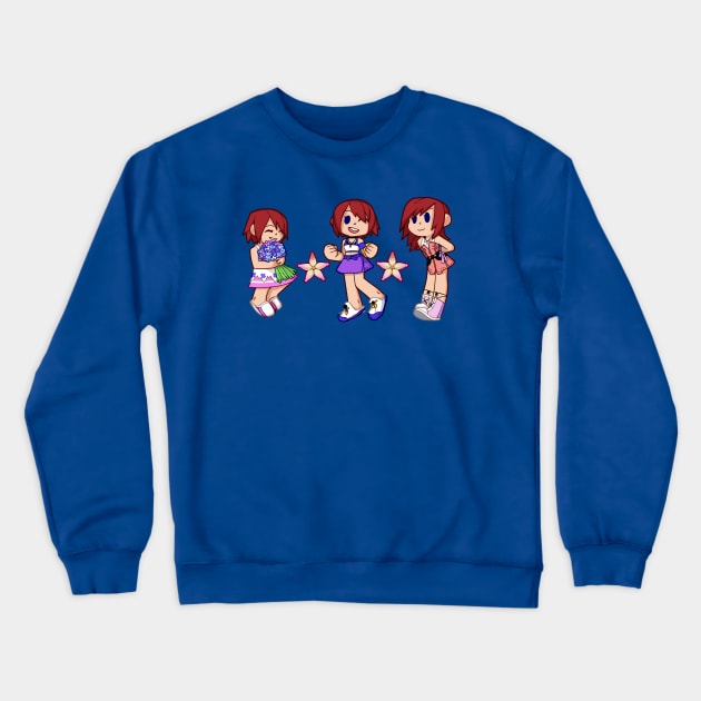 3 Stages of Kairi Crewneck Sweatshirt by VenaCoeurva